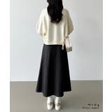 ギンガムチェックスカーフ付き 重ね着風トレーナー 長袖カットソー | COCOMOMO | 詳細画像11 