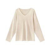もっちり柔らかルーズニット Vネックニット オフィスカジュアル | COCOMOMO | 詳細画像39 