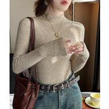 ハイネックニット ニットトップス リブニット | COCOMOMO | 詳細画像10 