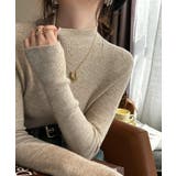 ハイネックニット ニットトップス リブニット | COCOMOMO | 詳細画像9 