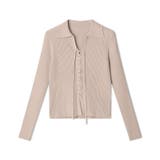 レースアップトップス リブニット 韓国ファッション | COCOMOMO | 詳細画像17