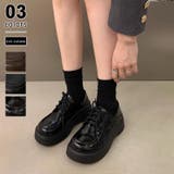 厚底ローファー オックスフォードシューズ レースアップ | COCOMOMO | 詳細画像1 