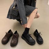 厚底ローファー オックスフォードシューズ レースアップ | COCOMOMO | 詳細画像2 