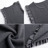 ジャンパースカート ショルダーフリル ニットワンピース | COCOMOMO | 詳細画像21 