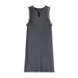 ジャンパースカート ショルダーフリル ニットワンピース | COCOMOMO | 詳細画像24 