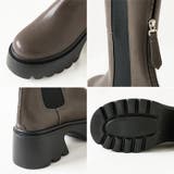 サイドゴアブーツ 厚底 ロングブーツ | COCOMOMO | 詳細画像15 