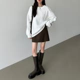 サイドゴアブーツ 厚底 ロングブーツ | COCOMOMO | 詳細画像5 