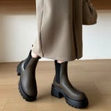 サイドゴアブーツ 厚底 トラックソールブーツ | COCOMOMO | 詳細画像2 