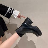 ショートブーツ 厚底ブーツ ジップアップ | COCOMOMO | 詳細画像14