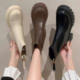 ショートブーツ 厚底ブーツ ジップアップ | COCOMOMO | 詳細画像3