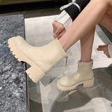 ショートブーツ 厚底ブーツ ジップアップ | COCOMOMO | 詳細画像5