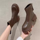 ショートブーツ 厚底ブーツ ジップアップ | COCOMOMO | 詳細画像8