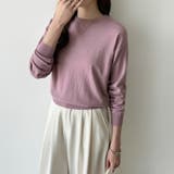 オンオフ使える着回しニット クルーネックニット ヤク風ニット | COCOMOMO | 詳細画像47 