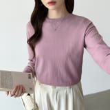 オンオフ使える着回しニット クルーネックニット ヤク風ニット | COCOMOMO | 詳細画像51 