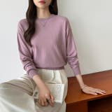 オンオフ使える着回しニット クルーネックニット ヤク風ニット | COCOMOMO | 詳細画像52 