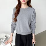 オンオフ使える着回しニット クルーネックニット ヤク風ニット | COCOMOMO | 詳細画像36