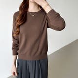 オンオフ使える着回しニット クルーネックニット ヤク風ニット | COCOMOMO | 詳細画像41