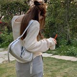 ショルダーバッグ ハーフムーンバッグ フェイクレザー | COCOMOMO | 詳細画像11