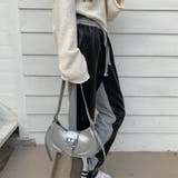 ショルダーバッグ ハーフムーンバッグ フェイクレザー | COCOMOMO | 詳細画像14
