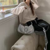 ショルダーバッグ ハーフムーンバッグ フェイクレザー | COCOMOMO | 詳細画像15