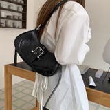 ショルダーバッグ ハーフムーンバッグ フェイクレザー | COCOMOMO | 詳細画像3