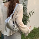 ショルダーバッグ ハーフムーンバッグ フェイクレザー | COCOMOMO | 詳細画像9