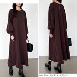 ハーフジップワンピース 前後2way ロングワンピース | COCOMOMO | 詳細画像11