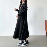 ハーフジップワンピース 前後2way ロングワンピース | COCOMOMO | 詳細画像15