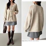 前後2way リボンカーディガン ニットカーディガン | COCOMOMO | 詳細画像22 