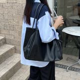 トートバッグ大容量 ショルダーバッグ フェイクレザーバッグ | COCOMOMO | 詳細画像3