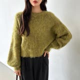モヘアタッチ ミックスカラーニット ショートニット | COCOMOMO | 詳細画像7