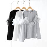 チュールドッキングトップス 2wayチュール ロンT | COCOMOMO | 詳細画像20 