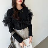 チュールドッキングトップス 2wayチュール ロンT | COCOMOMO | 詳細画像14 