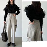 チュールドッキングトップス 2wayチュール ロンT | COCOMOMO | 詳細画像16 