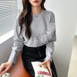 チュールドッキングトップス 2wayチュール ロンT | COCOMOMO | 詳細画像6 