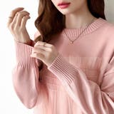 チュールドッキングニット ビスチェ風トップス チュニック | COCOMOMO | 詳細画像27 