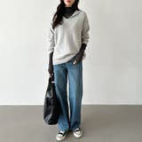 セーラーカラーニット Vネック プルオーバーニット | COCOMOMO | 詳細画像14 