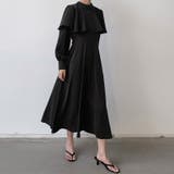 ケープワンピース ワンピース ロングワンピース | COCOMOMO | 詳細画像12