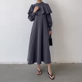 ケープワンピース ワンピース ロングワンピース | COCOMOMO | 詳細画像4