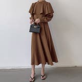 ケープワンピース ワンピース ロングワンピース | COCOMOMO | 詳細画像9