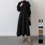 ブラック | ケープワンピース ワンピース ロングワンピース | COCOMOMO