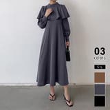 ダークグレー | ケープワンピース ワンピース ロングワンピース | COCOMOMO