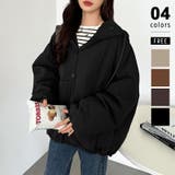ブラック | アノラックパーカー 中綿パーカー ブルゾン | COCOMOMO