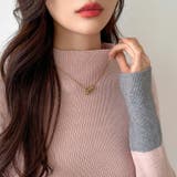 配色ニット リブニット ハイネック | COCOMOMO | 詳細画像10 