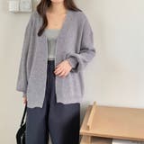 ニットカーディガン ボリューム袖 トッパーカーディガン | COCOMOMO | 詳細画像10