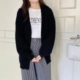 ニットカーディガン ボリューム袖 トッパーカーディガン | COCOMOMO | 詳細画像21