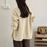 ニットカーディガン ボリューム袖 トッパーカーディガン | COCOMOMO | 詳細画像6