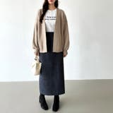 ニットカーディガン ボリューム袖 トッパーカーディガン | COCOMOMO | 詳細画像29