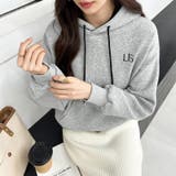 裏起毛 パーカー バイカラーフード付き | COCOMOMO | 詳細画像10 