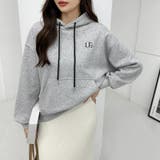 裏起毛 パーカー バイカラーフード付き | COCOMOMO | 詳細画像12 